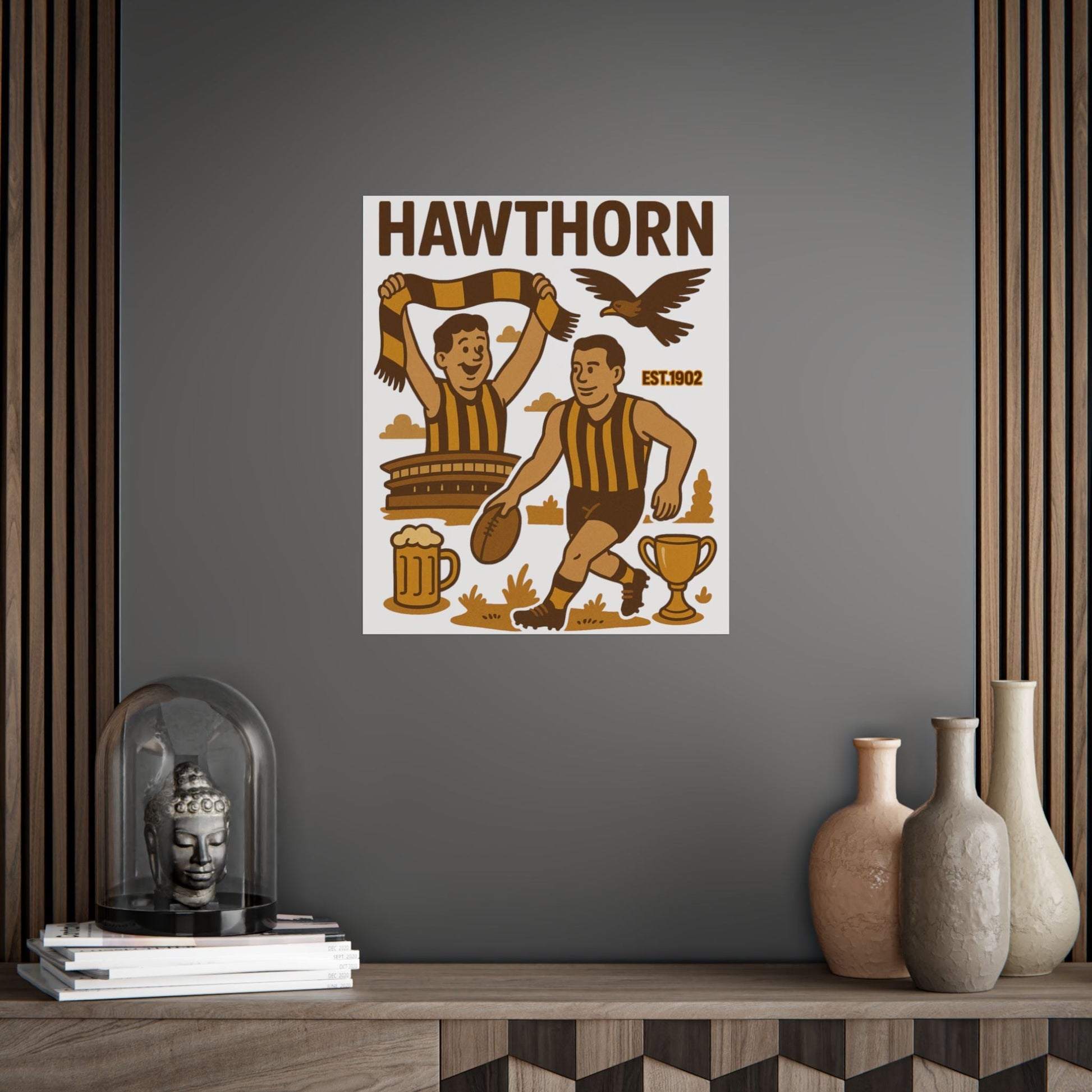 Hawks Vintage Wall Art (Limited Release) - VFtees