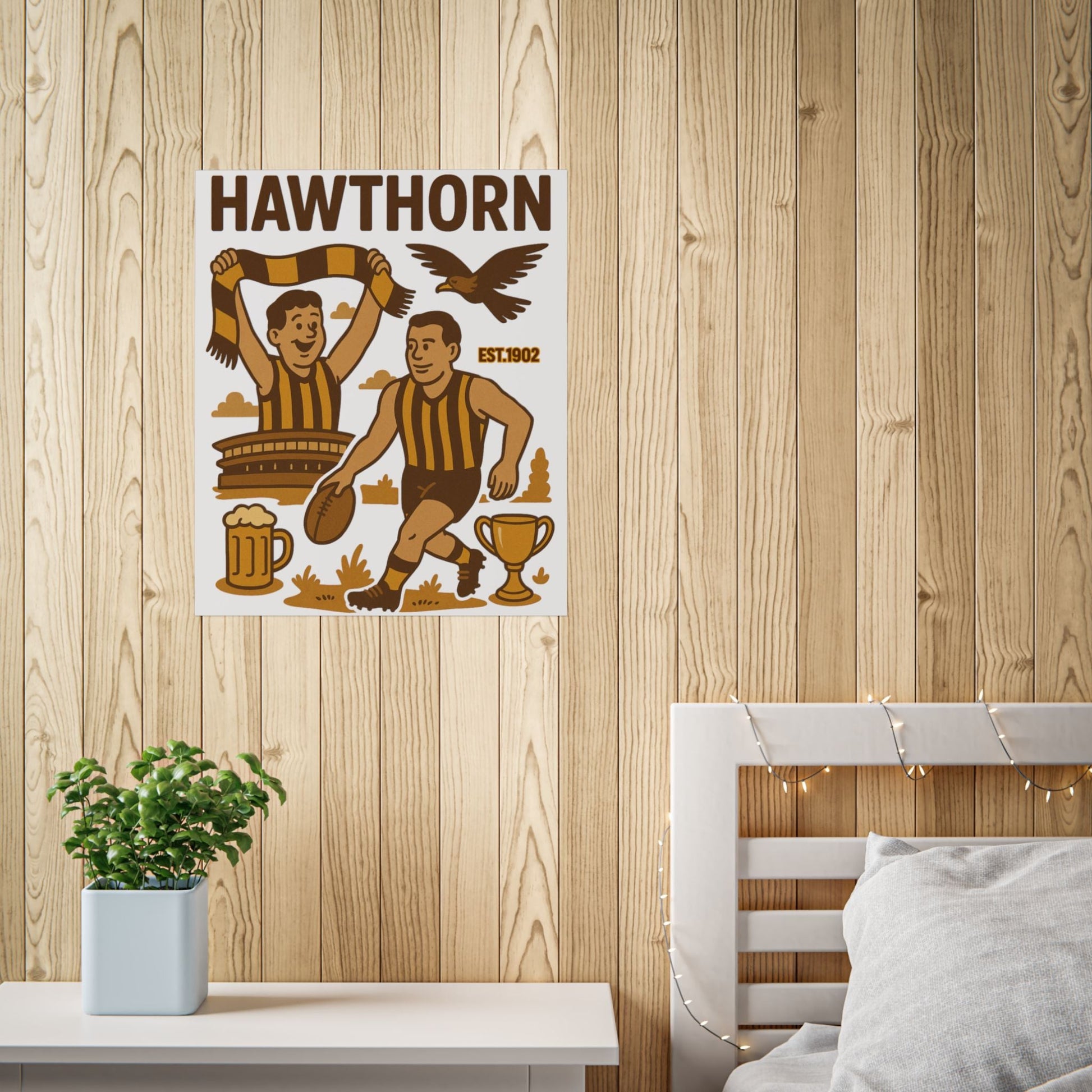 Hawks Vintage Wall Art (Limited Release) - VFtees