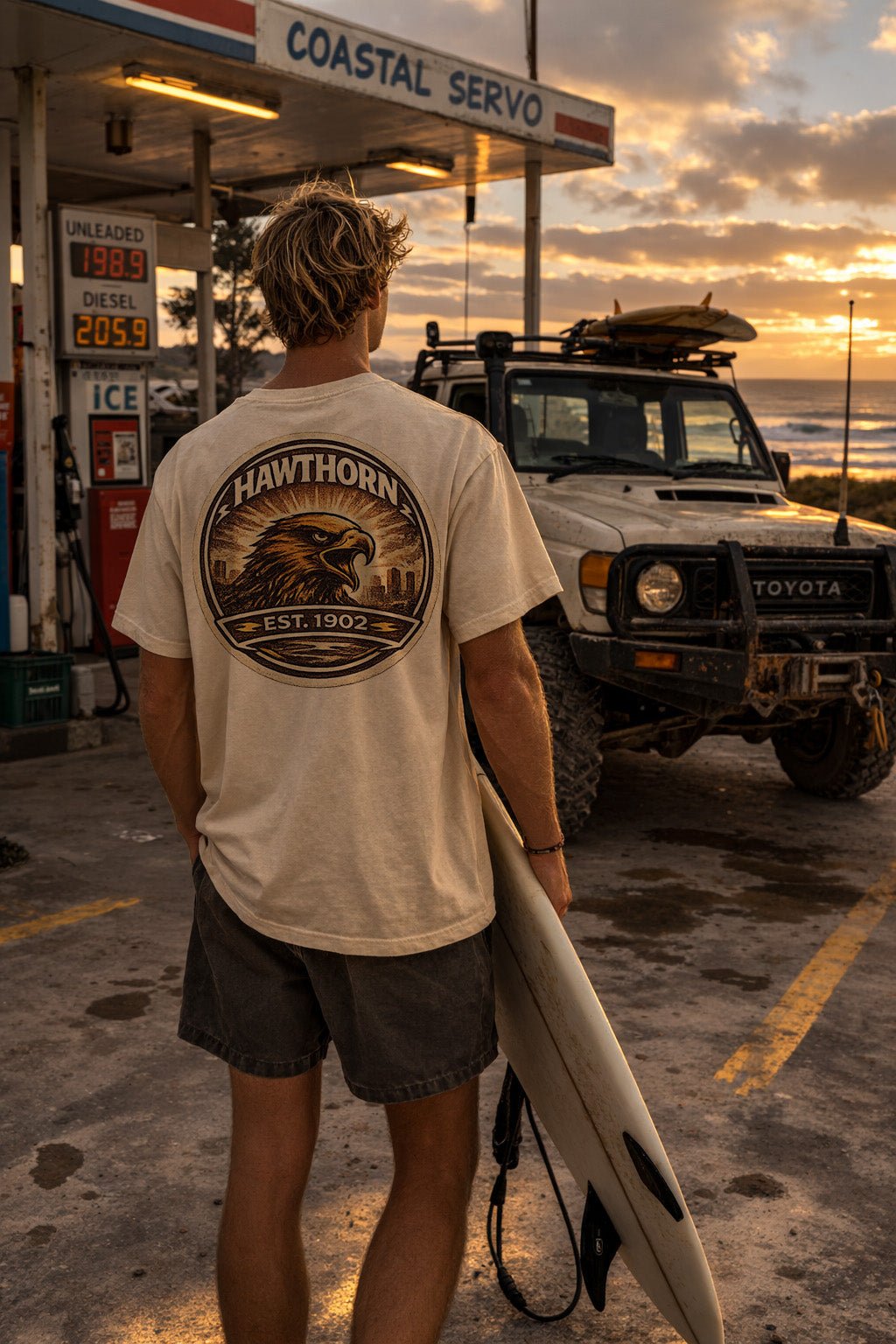 Hawthorn Football Wave Tee - VFtees