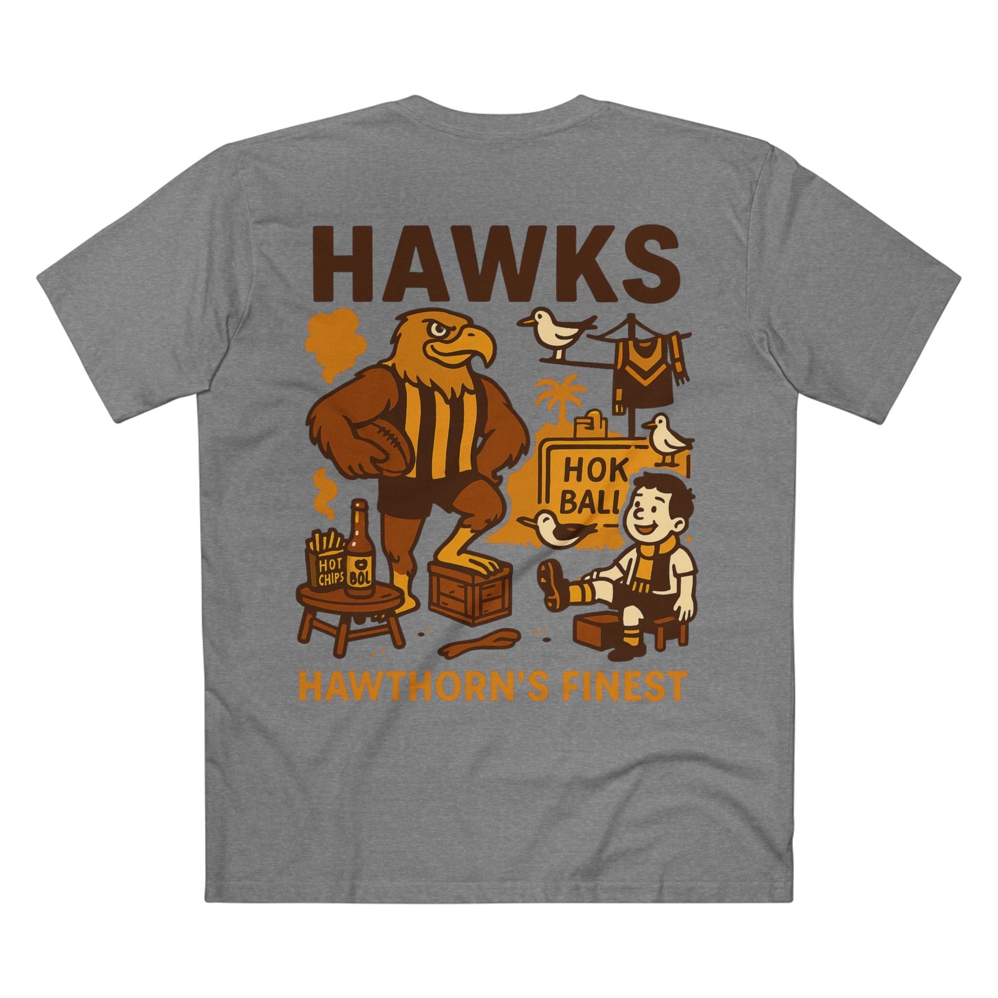 Hawthorn Footy Tee - Hawks Club Series - VFtees