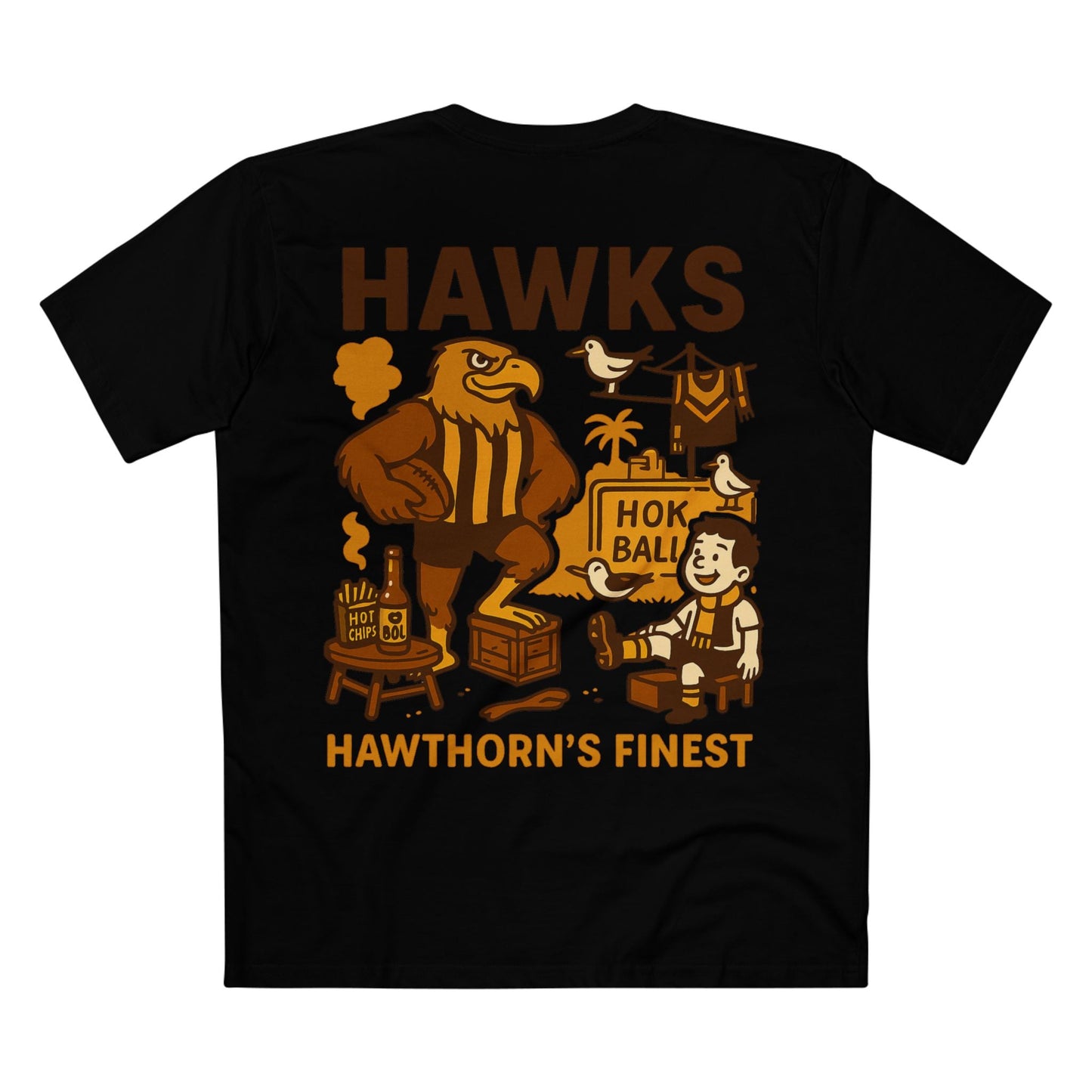 Hawthorn Footy Tee - Hawks Club Series - VFtees