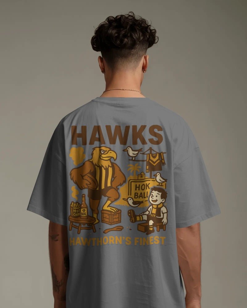 Hawthorn Footy Tee - Hawks Club Series - VFtees