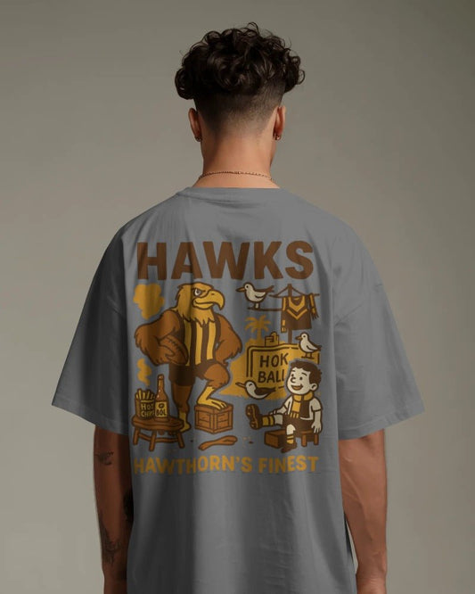Hawthorn Footy Tee - Hawks Club Series - VFtees