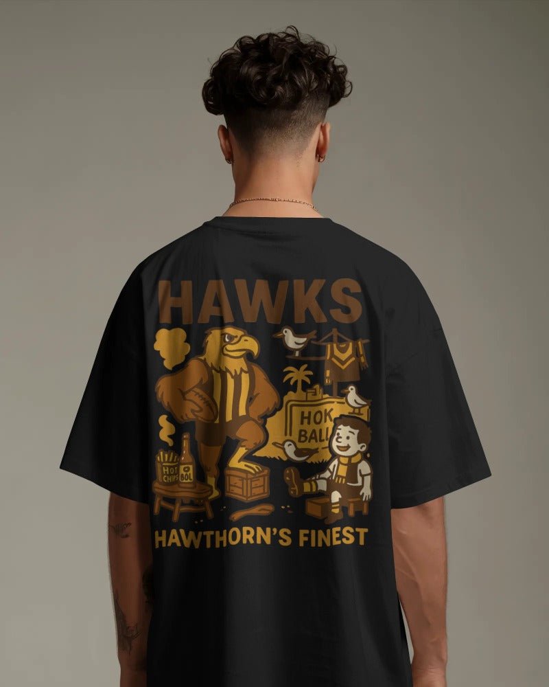 Hawthorn Footy Tee - Hawks Club Series - VFtees