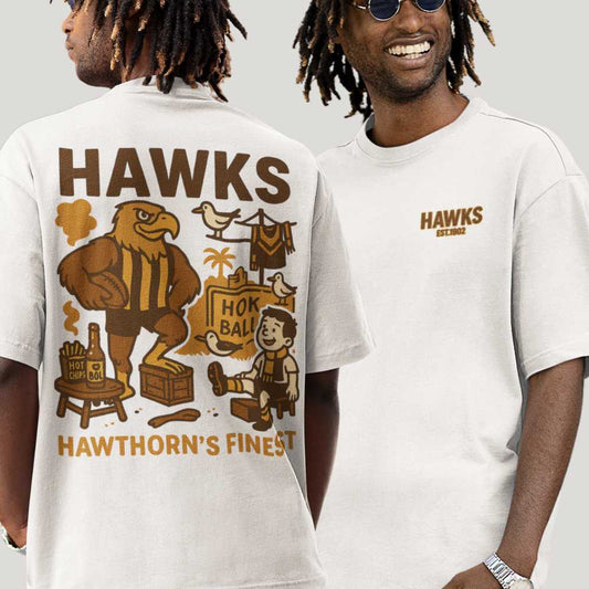 Hawthorn Footy Tee - Hawks Club Series - VFtees
