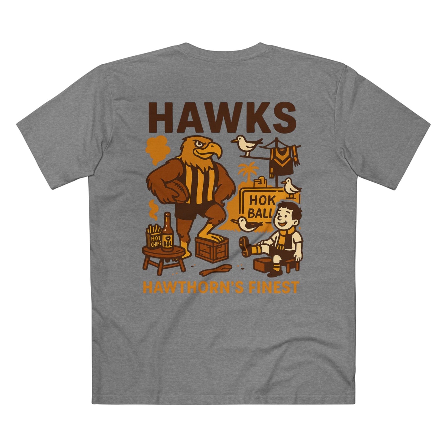 Hawthorn Footy Tee - Hawks Club Series - VFtees