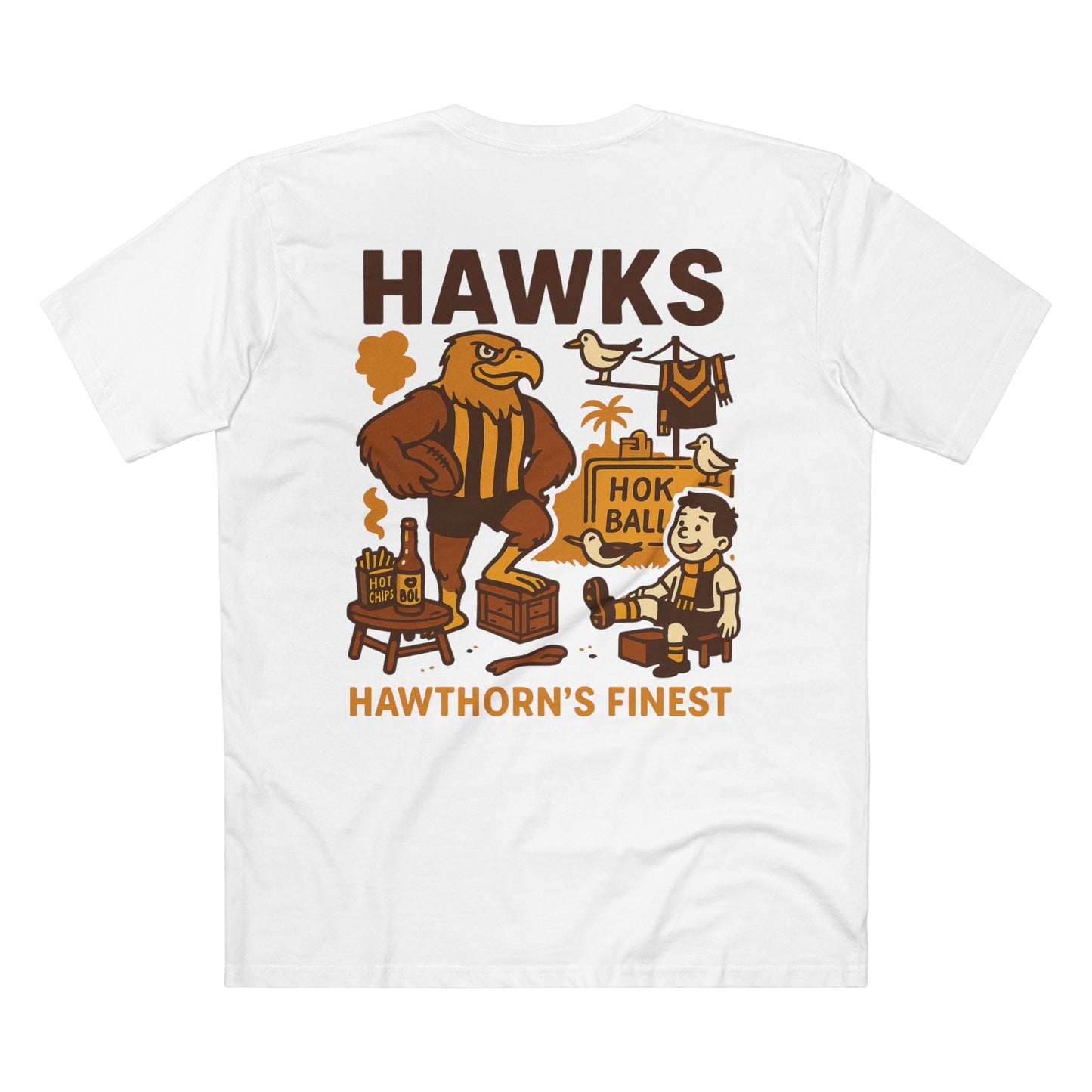 Hawthorn Footy Tee - Hawks Club Series - VFtees