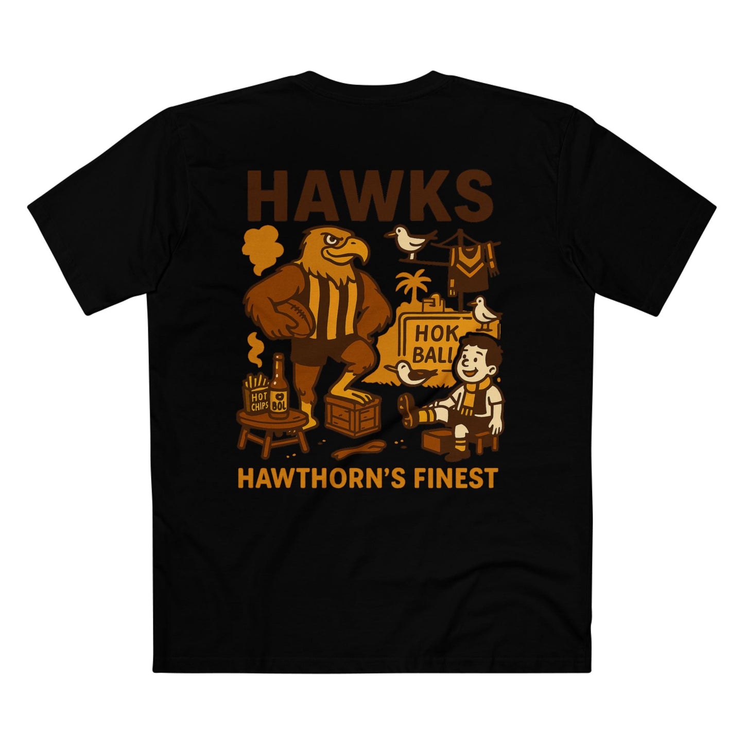 Hawthorn Footy Tee - Hawks Club Series - VFtees