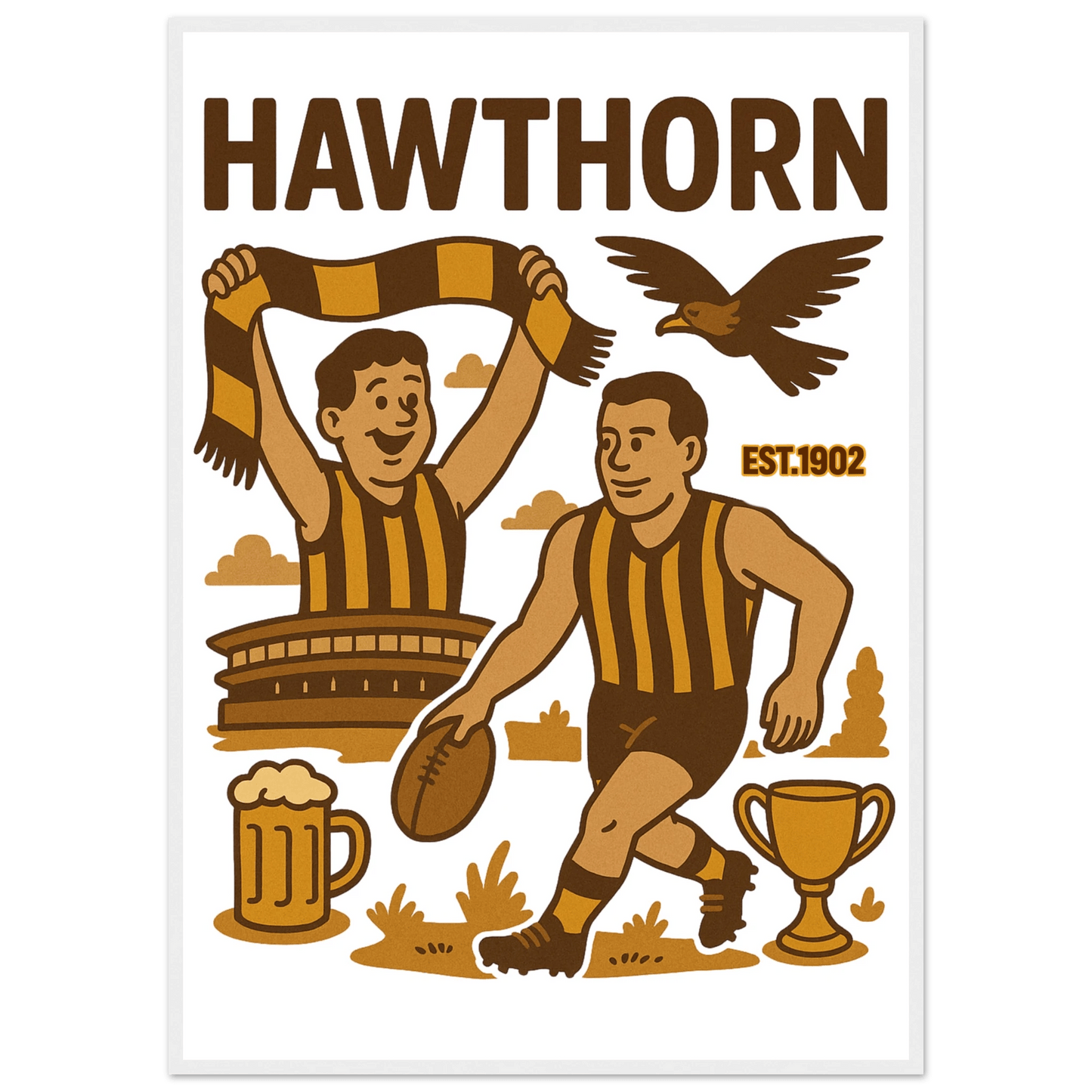 Hawthorn Framed Wall Art - VFtees
