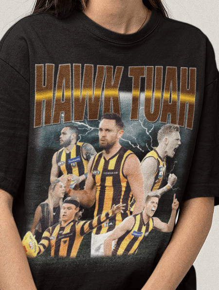 Hawthorn (Hawk Tuah) AFL Team Tee - VFtees