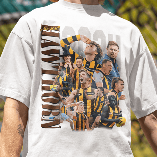 Hawthorn Hok Ball 2024 AFL Tee - VFtees