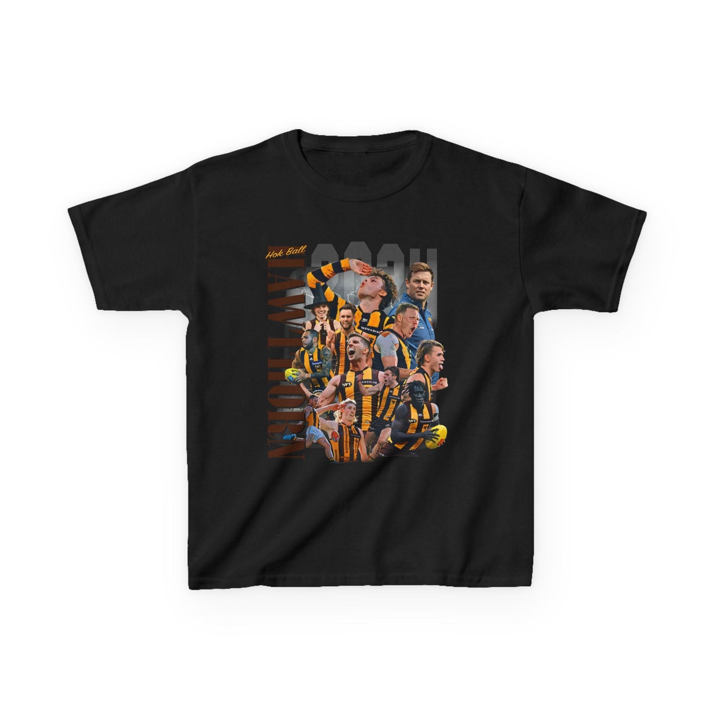 Hawthorn Hok Ball 2024 AFL Tee (Kids) - VFtees