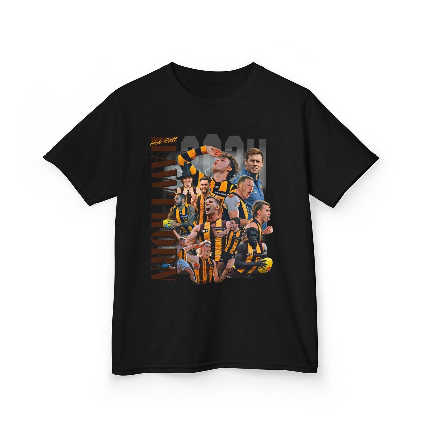 Hawthorn Hok Ball 2024 AFL Tee (Kids) - VFtees