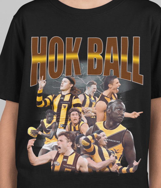 Hok Ball Hawthorn AFL Team Tee (Kids) - VFtees