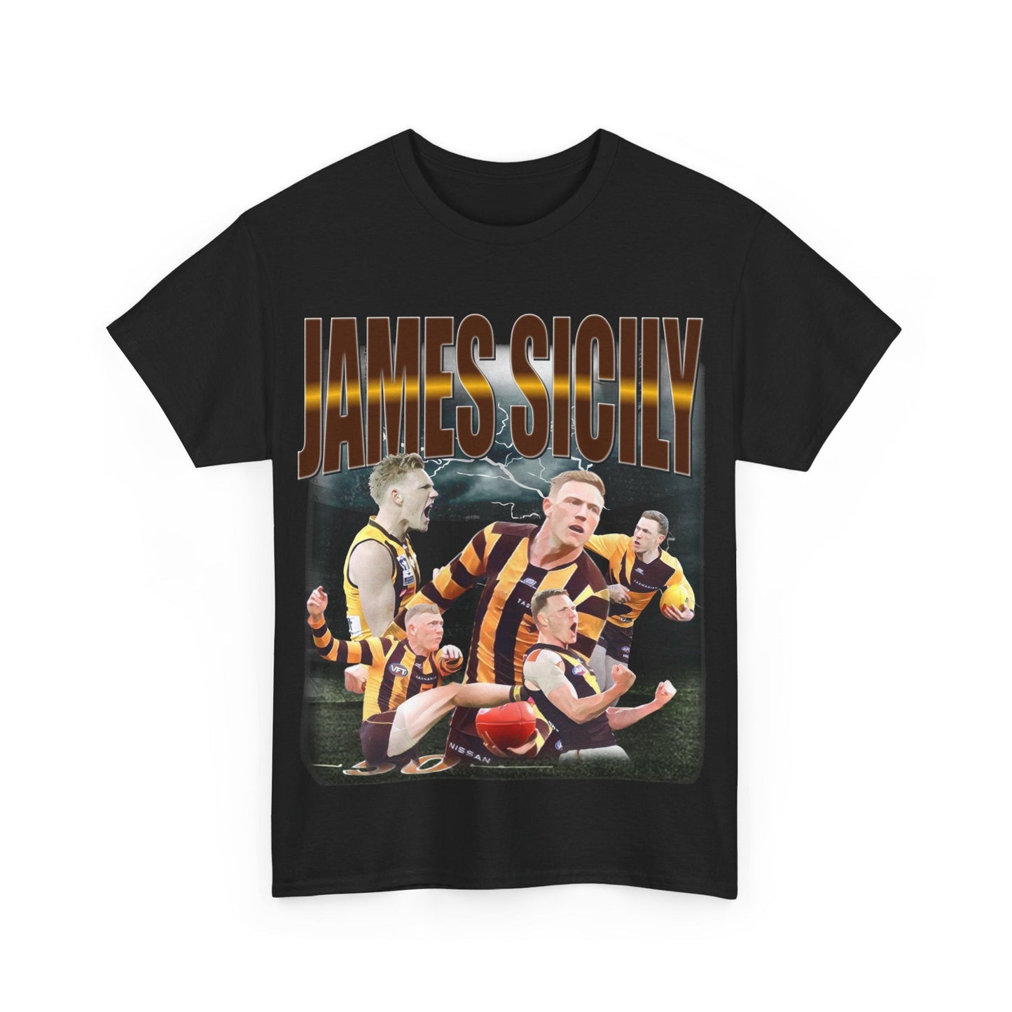 James Sicily AFL Graphic Tee - VFtees