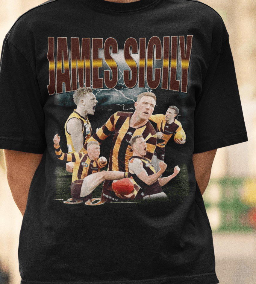 James Sicily AFL Graphic Tee - VFtees