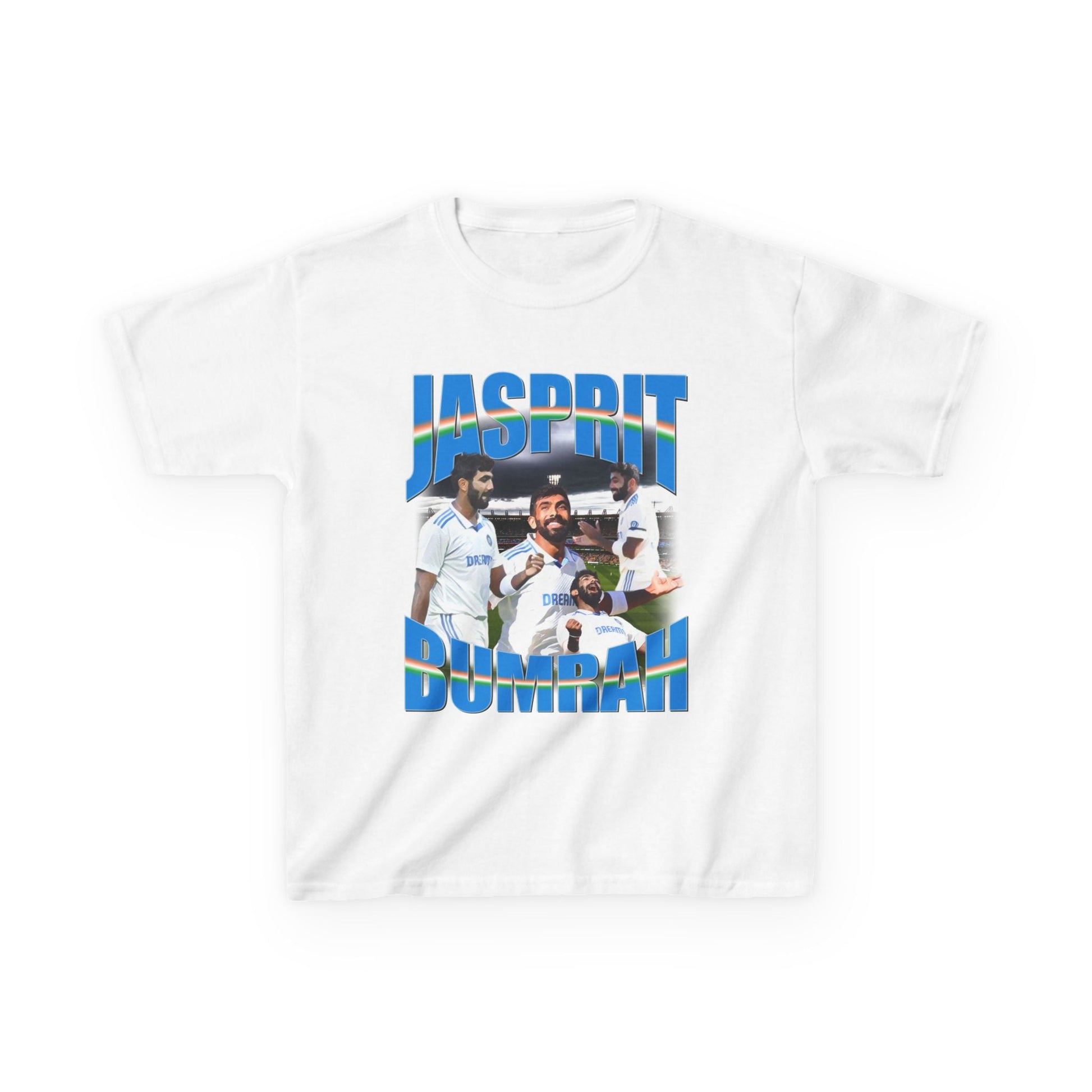 Jasprit Bumrah Indian Cricket Graphic Tee (Kids) - VFtees