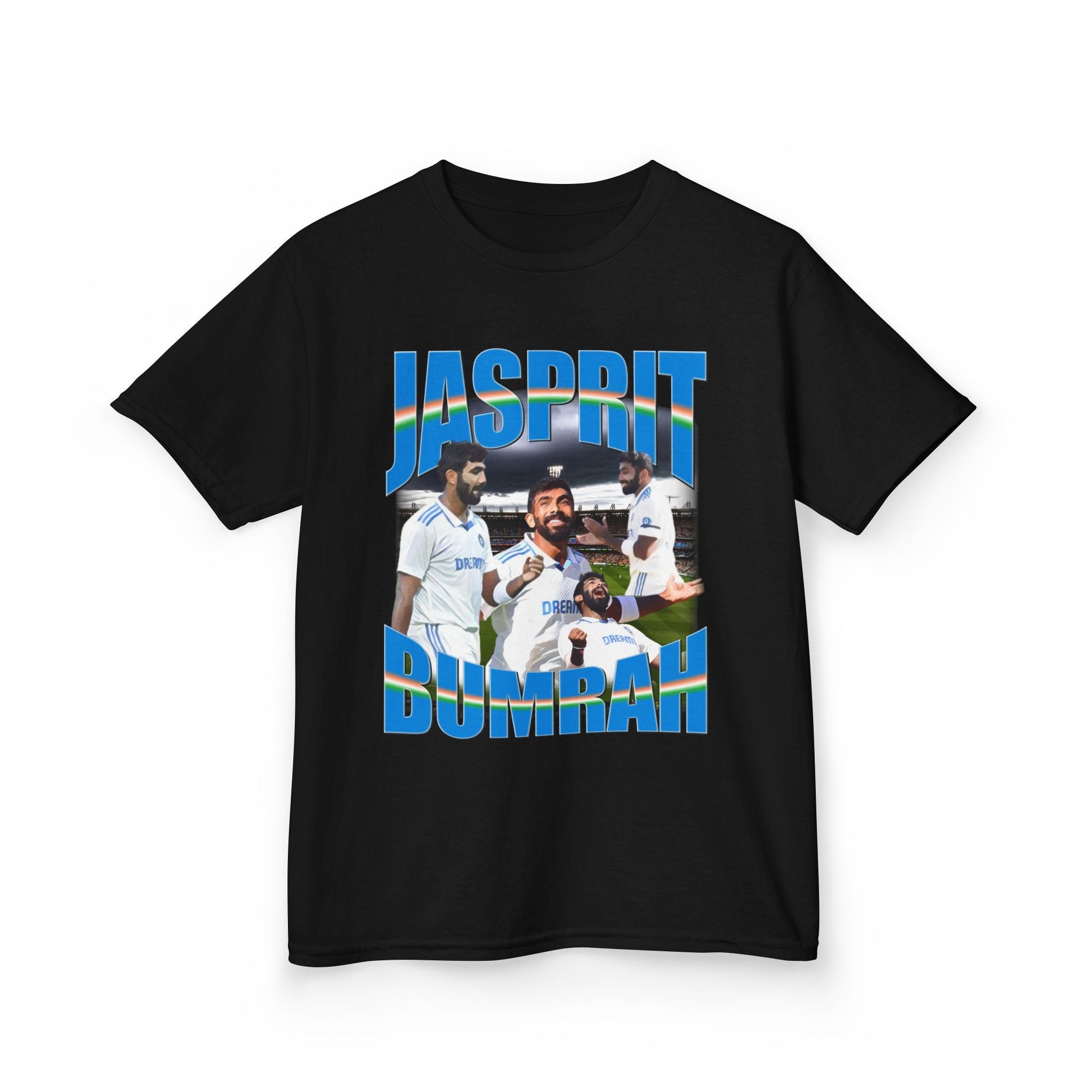 Jasprit Bumrah Indian Cricket Graphic Tee (Kids) - VFtees