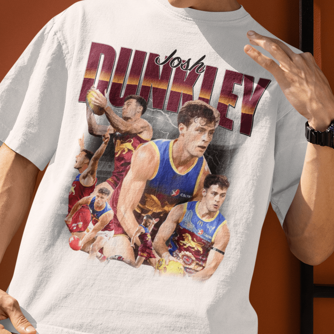 Josh Dunkley Brisbane Lions AFL Graphic Tee - VFtees