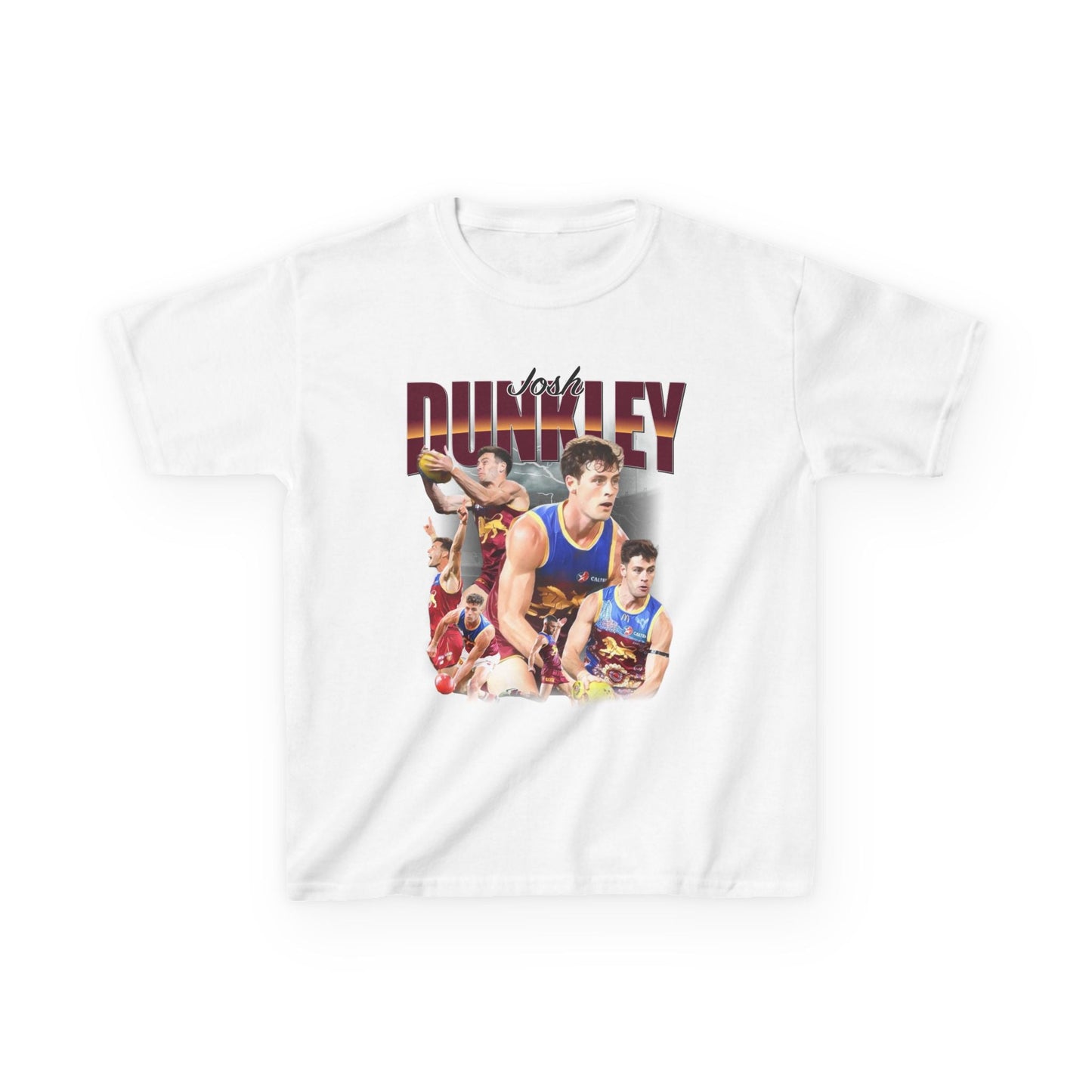 Josh Dunkley Brisbane Lions AFL Graphic Tee (Kids) - VFtees