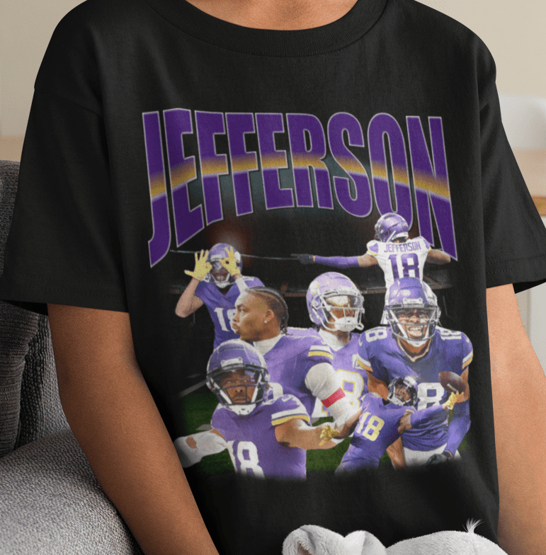 Justin Jefferson NFL Graphic Tee (Kids) - VFtees
