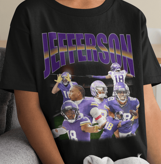 Justin Jefferson NFL Graphic Tee (Kids) - VFtees