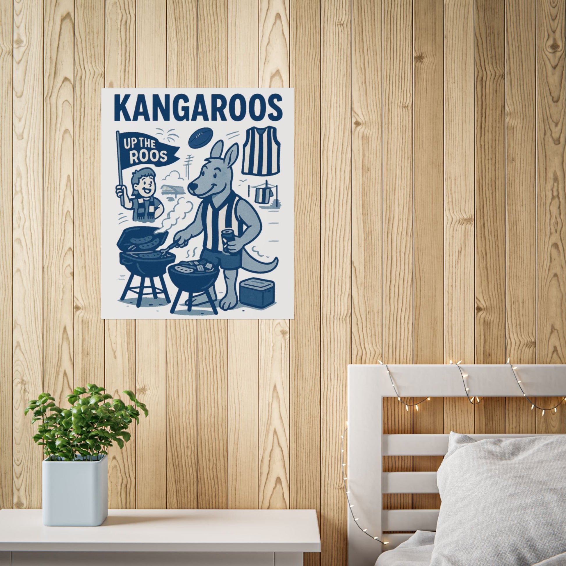 Kangaroos Vintage Wall Art (Limited Release) - VFtees