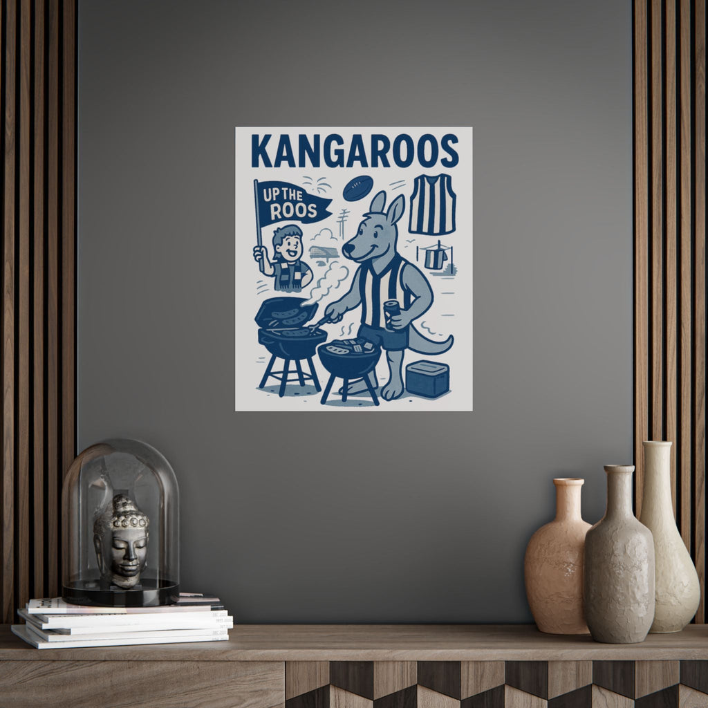 Kangaroos Vintage Wall Art (Limited Release) - VFtees