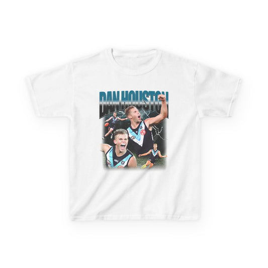 Kids Vintage AFL T-shirt | Port Adelaide Dan Houston | 90s Inspired t shirt | Australian Rules Football | WAFL, VFL, sanfl - VFtees