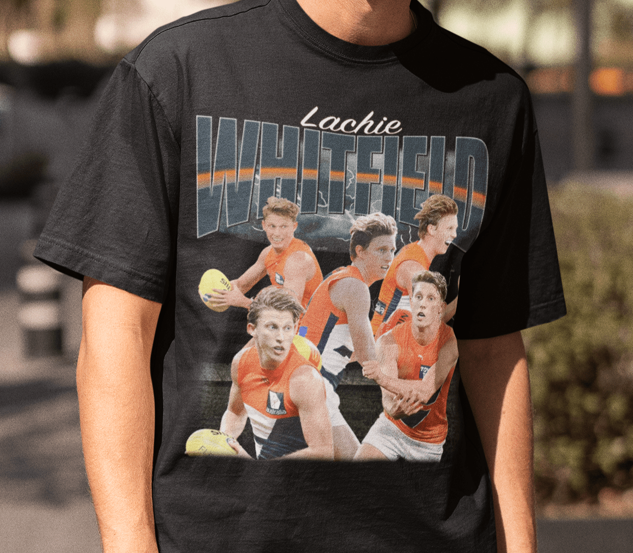 Lachie Whitfield AFL Graphic Tee - VFtees
