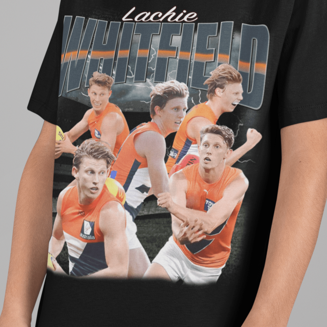 Lachie Whitfield AFL Graphic Tee (Kids) - VFtees