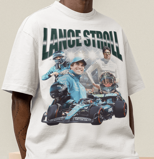 Lance Stroll F1 Aston Martin Graphic Tee - VFtees