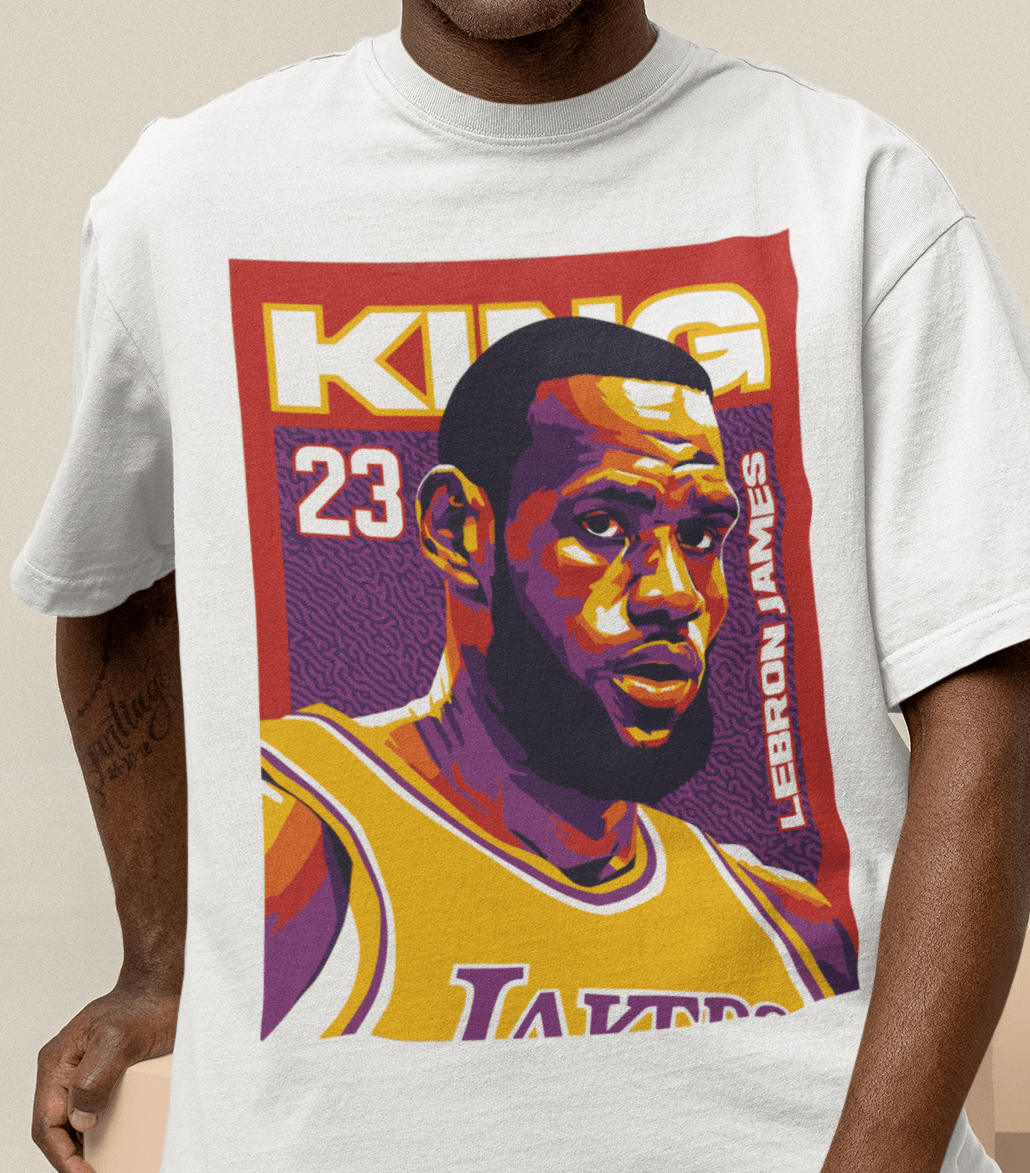 Lebron james NBA "King" Graphic Tee - VFtees