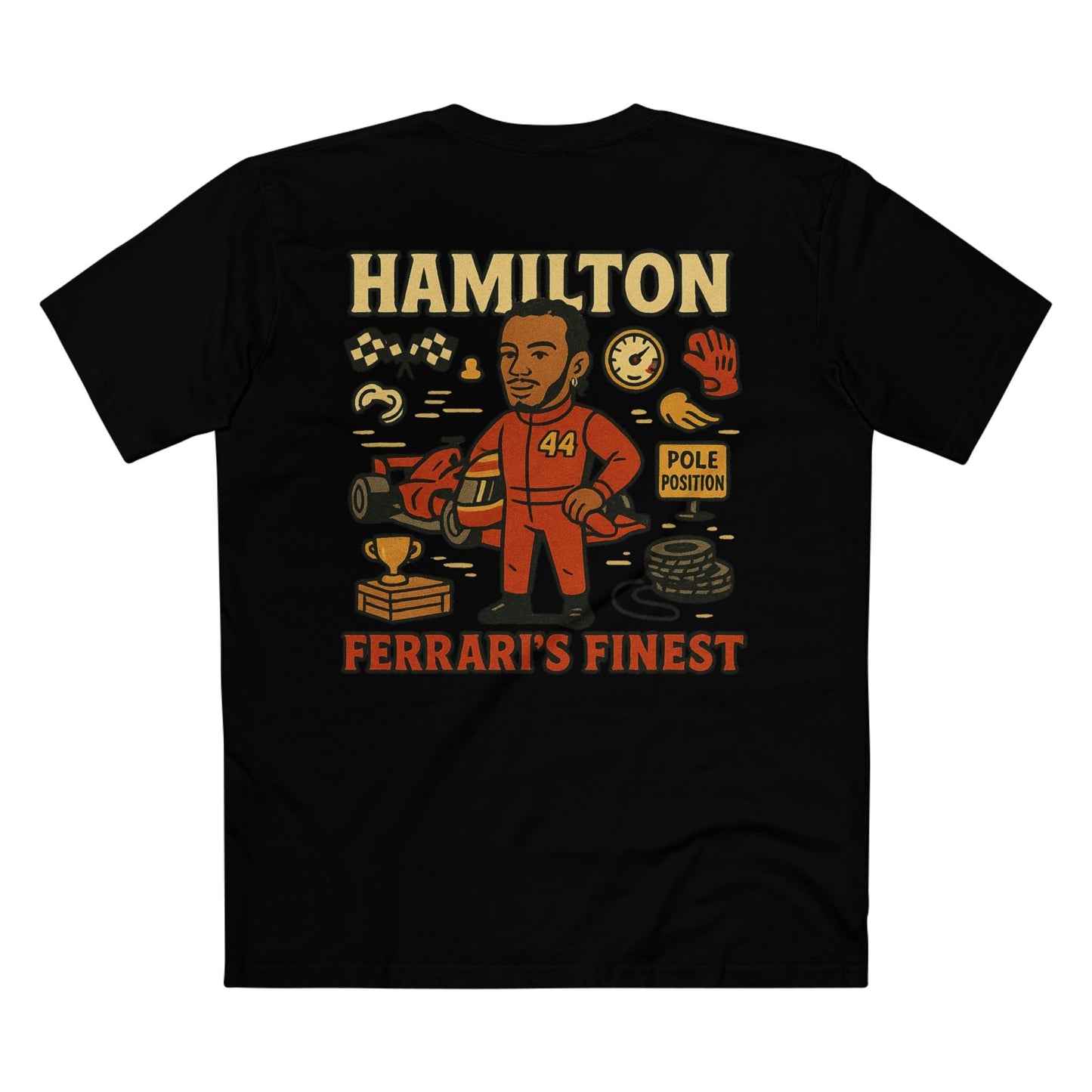 Lewis Hamilton F1 Tee - Ferrari Grand Prix Edition - VFtees