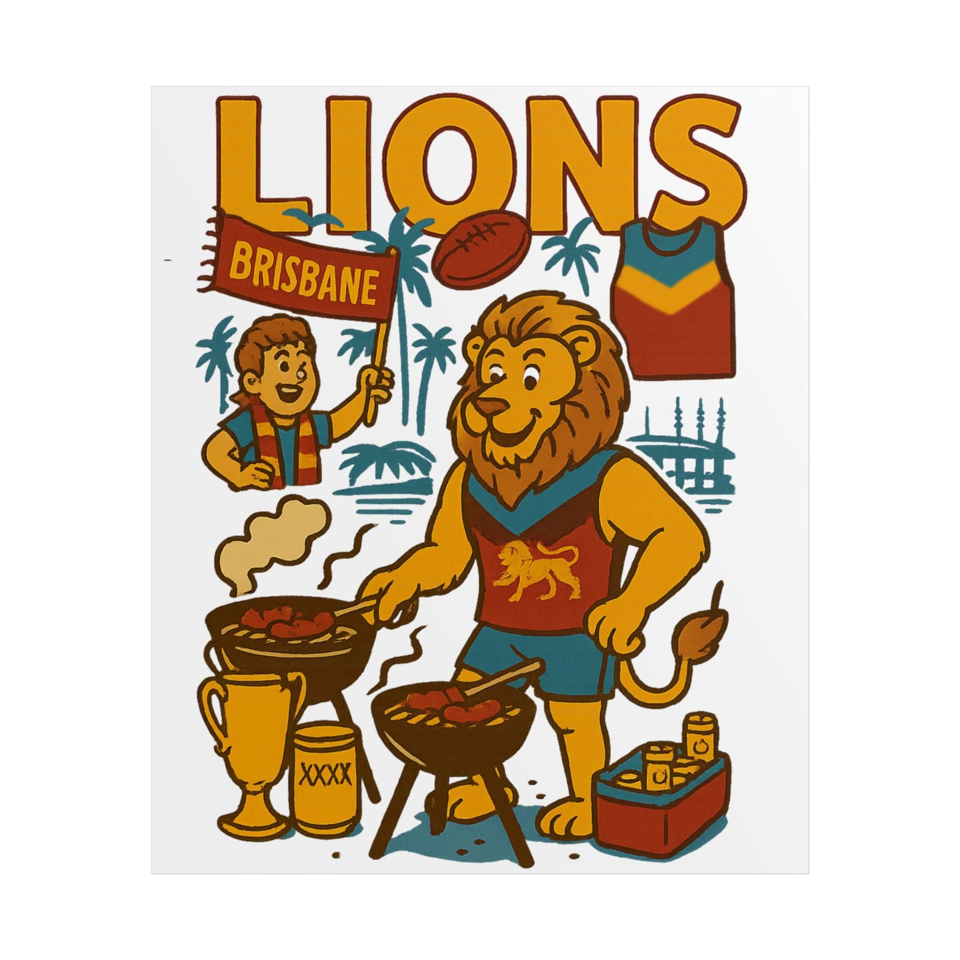 Lions Vintage Wall Art (Limited Release) - VFtees