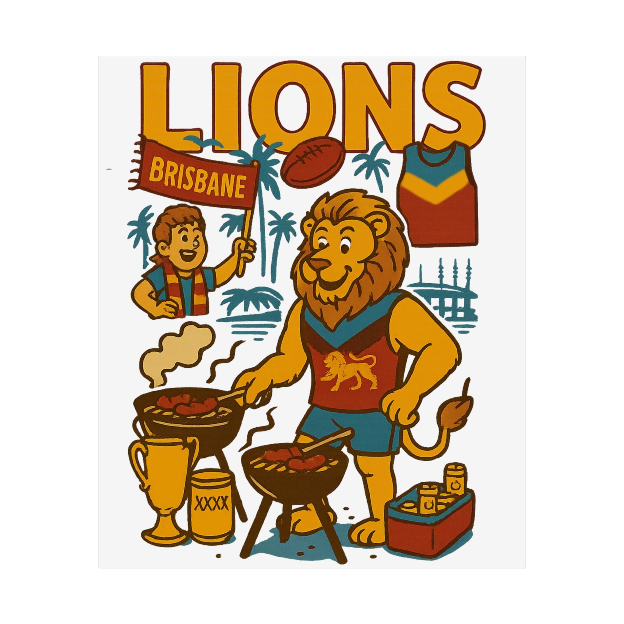 Lions Vintage Wall Art (Limited Release) - VFtees