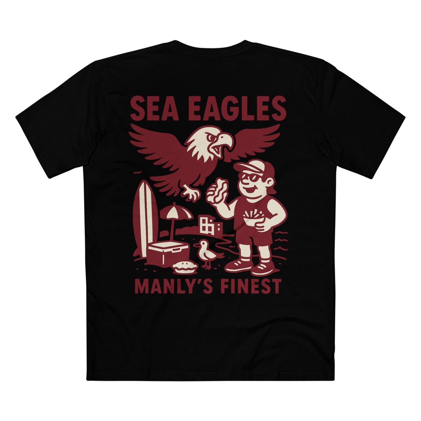 Manly Rugby League Tee - Sea Eagles Club Series - VFtees