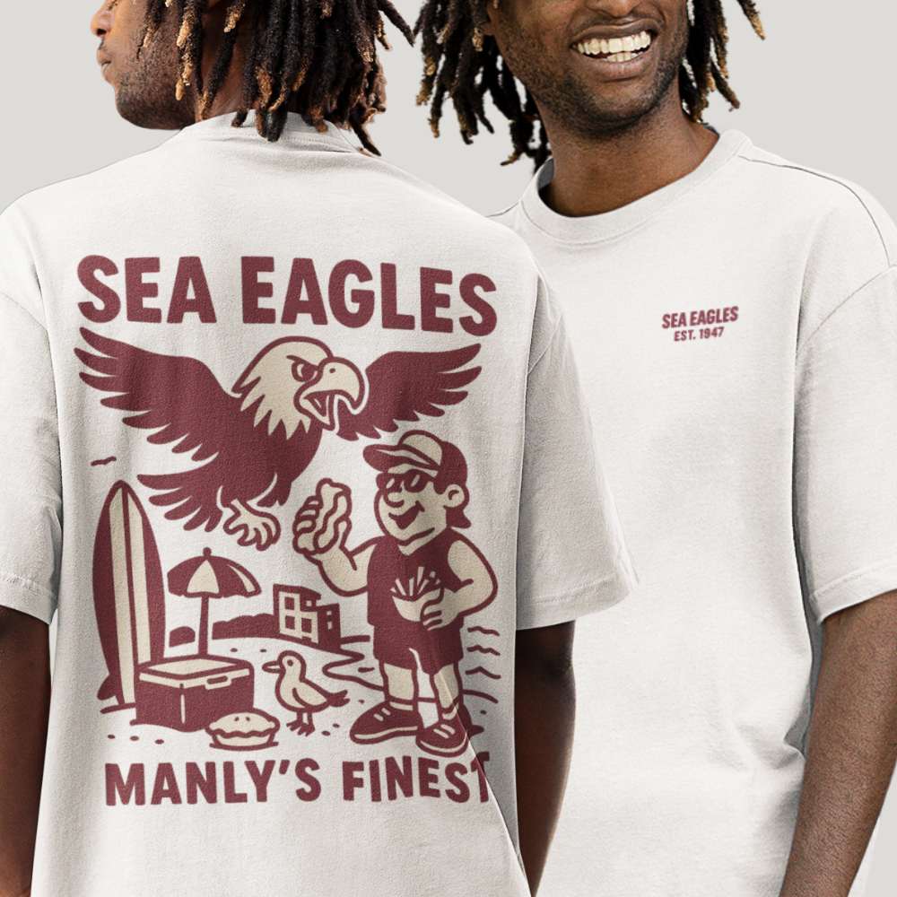 Manly Rugby League Tee - Sea Eagles Club Series - VFtees