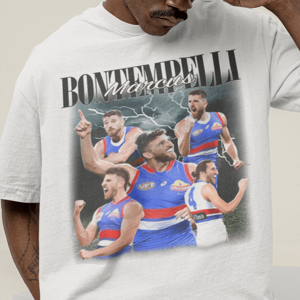 Marcus Bontempelli Bulldogs Football Graphic Tee - VFtees