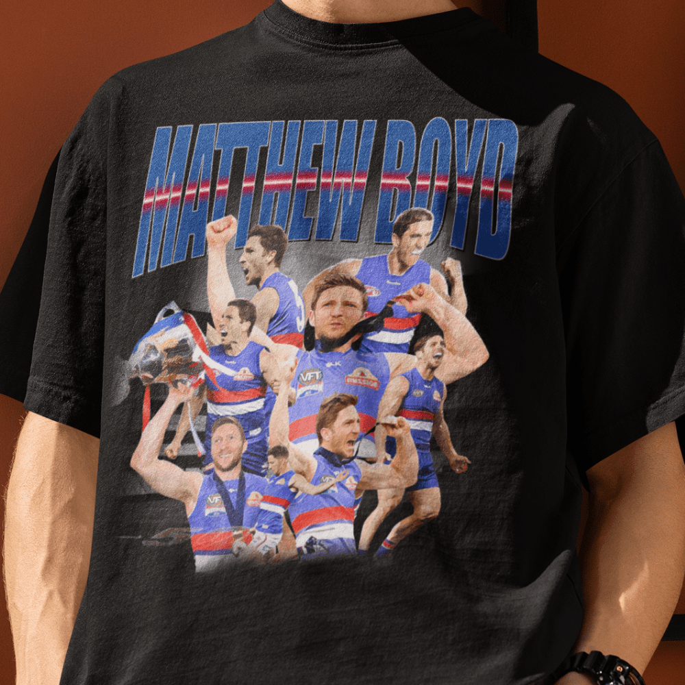 Matthew Boyd Western Bulldogs AFL Graphic Tee - VFtees