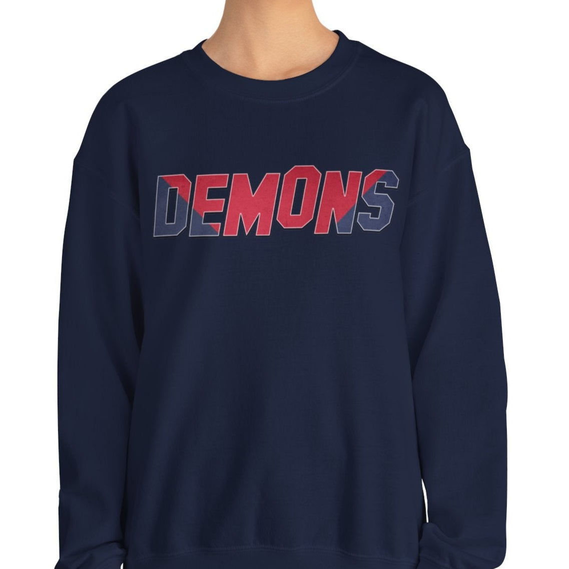 Melbourne Footy Jumper – Demons Football Team Crew - VFtees