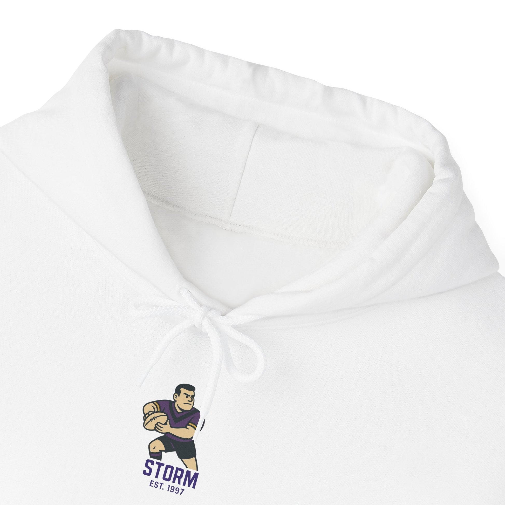 Melbourne Heritage Rugby League Hoodie - Storm Edition - VFtees
