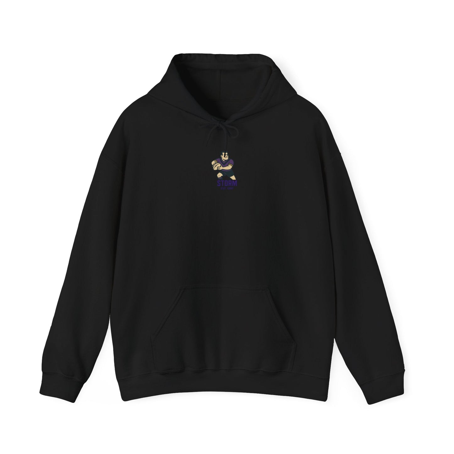 Melbourne Heritage Rugby League Hoodie - Storm Edition - VFtees