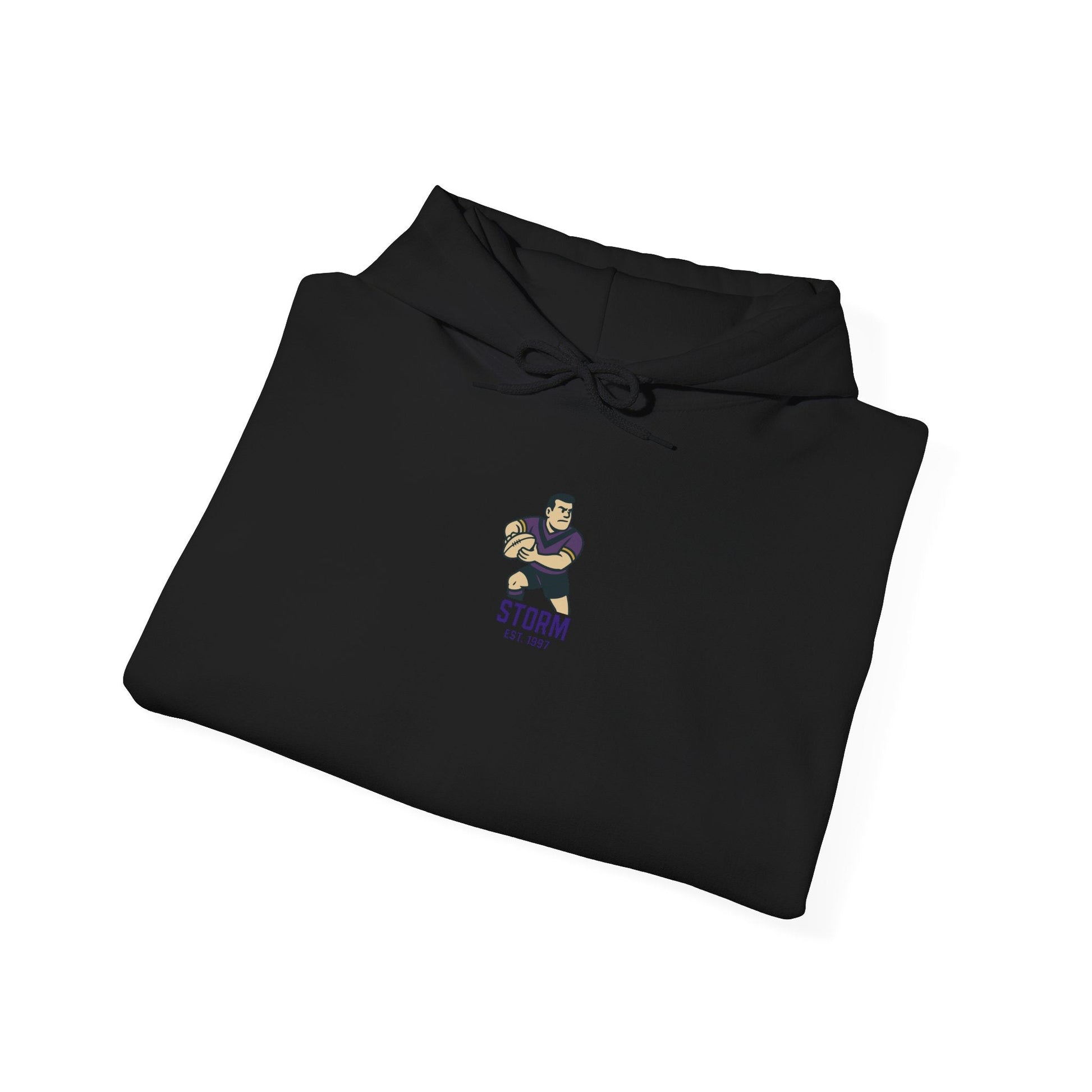 Melbourne Heritage Rugby League Hoodie - Storm Edition - VFtees
