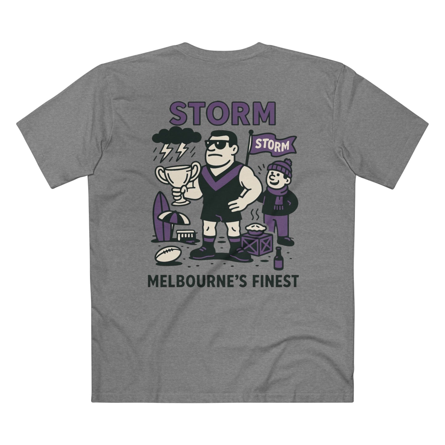 Melbourne Rugby League Tee - Storm Club Series - VFtees
