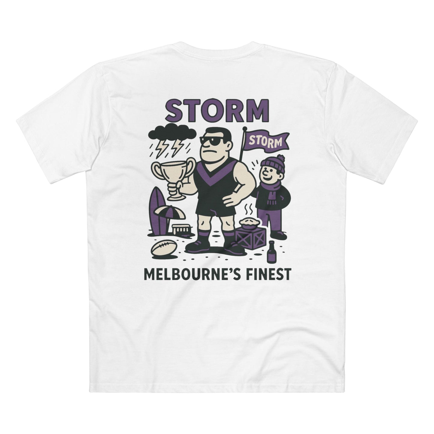 Melbourne Rugby League Tee - Storm Club Series - VFtees