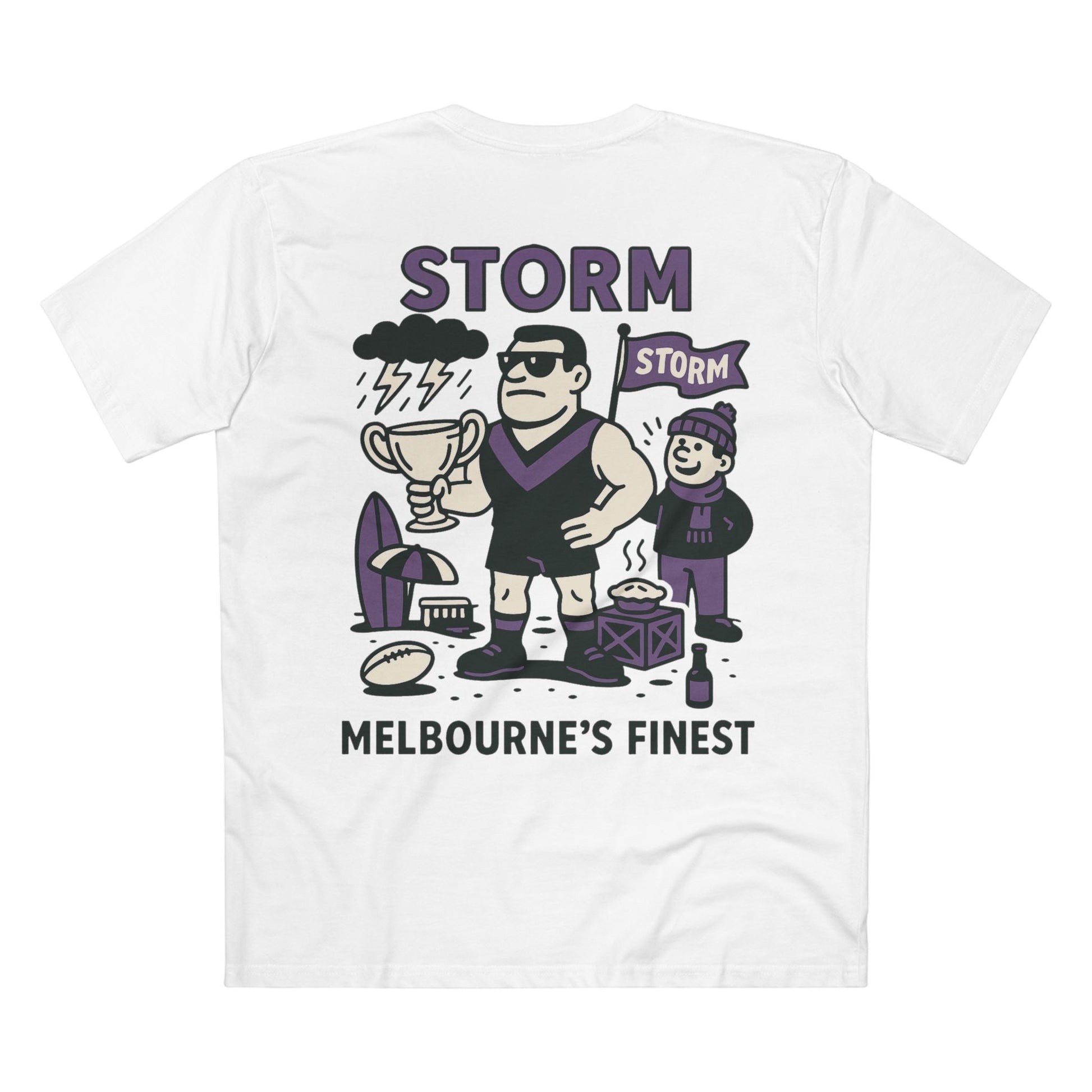 Melbourne Rugby League Tee - Storm Club Series - VFtees