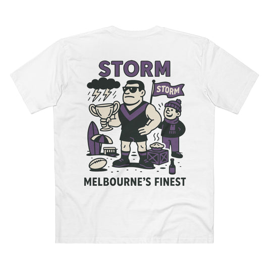 Melbourne Rugby League Tee - Storm Club Series - VFtees