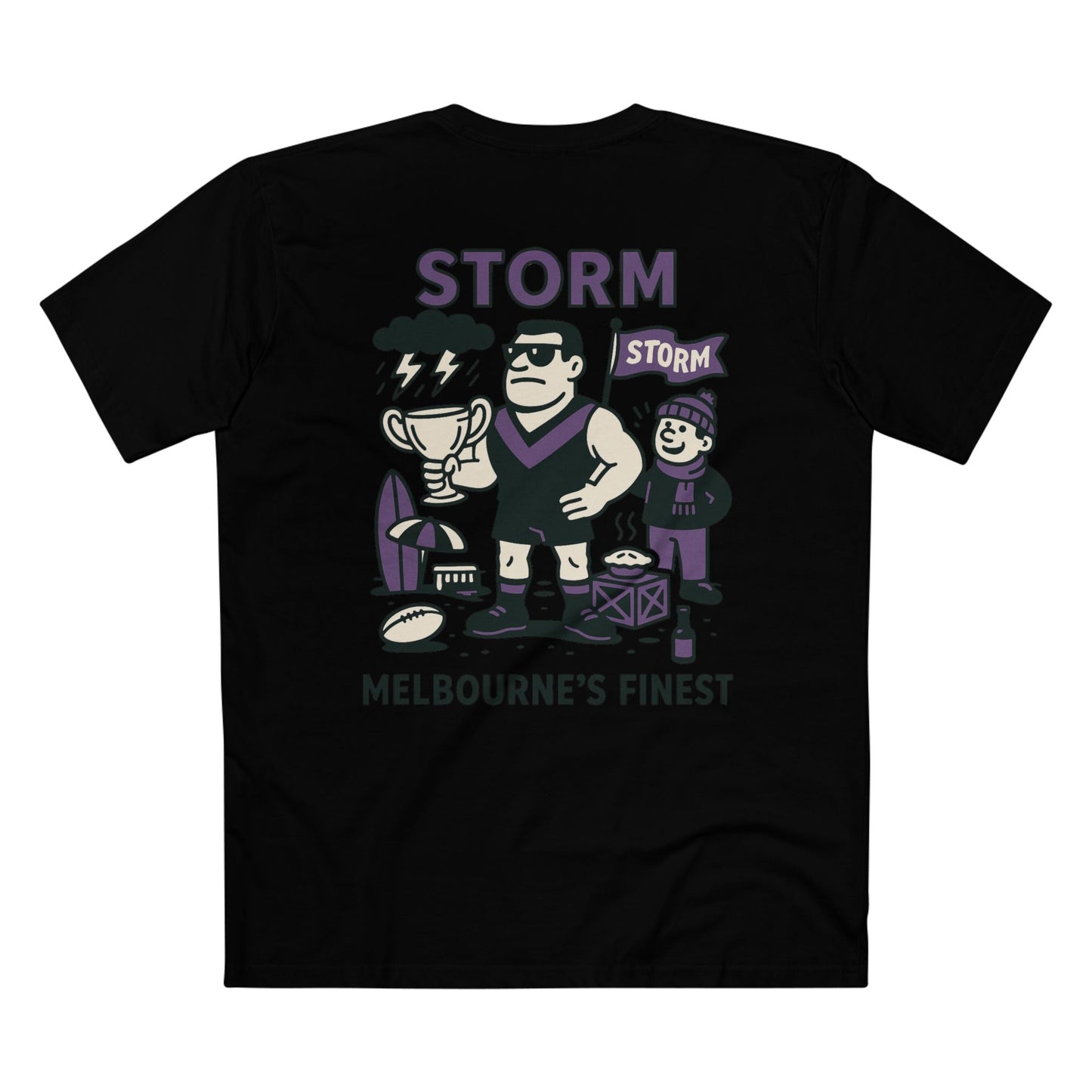 Melbourne Rugby League Tee - Storm Club Series - VFtees