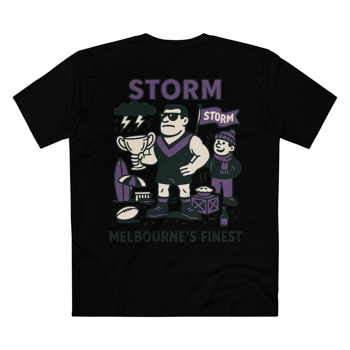 Melbourne Rugby League Tee - Storm Club Series - VFtees